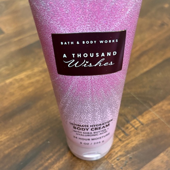 Bath & Body Works Other - Bath & Body Works A Thousand Wishes Body Cream - Pink and White